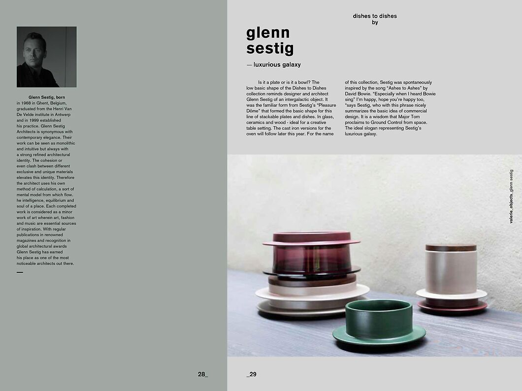 dishes to dishes. valerie objects